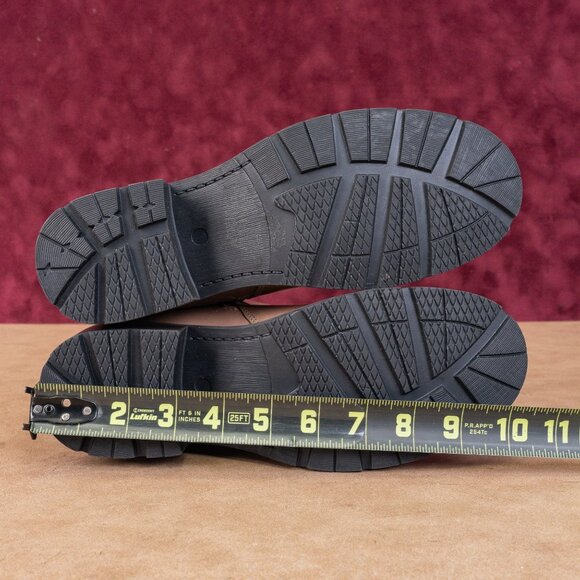 Softwalk Women Neenah Brown Leather Moto Biker Buckle Mid Calf Boots sz 8 - Picture 5 of 8